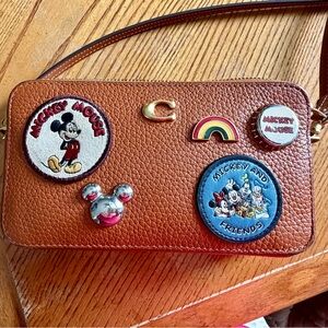 Disney x Coach Kira Crossbody Bag in Regenerative Leather